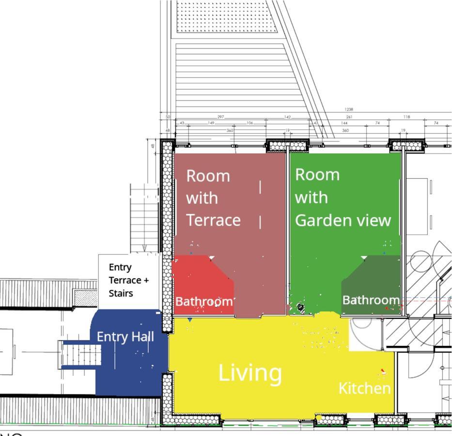 Scrab&Ble Ecologische Gastenkamers 博尔内姆 外观 照片